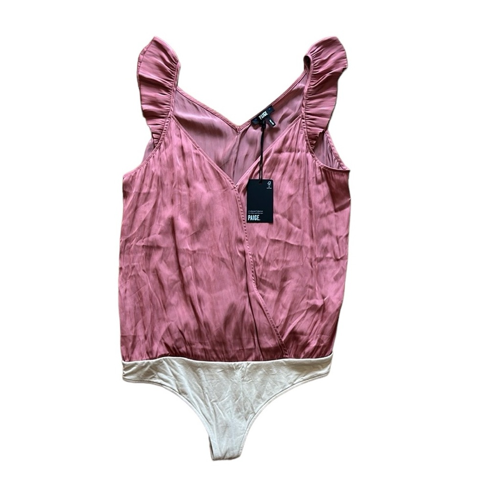 Brand New With Tags!  Bodysuit.  Paige.  Rose colored.  Size large.